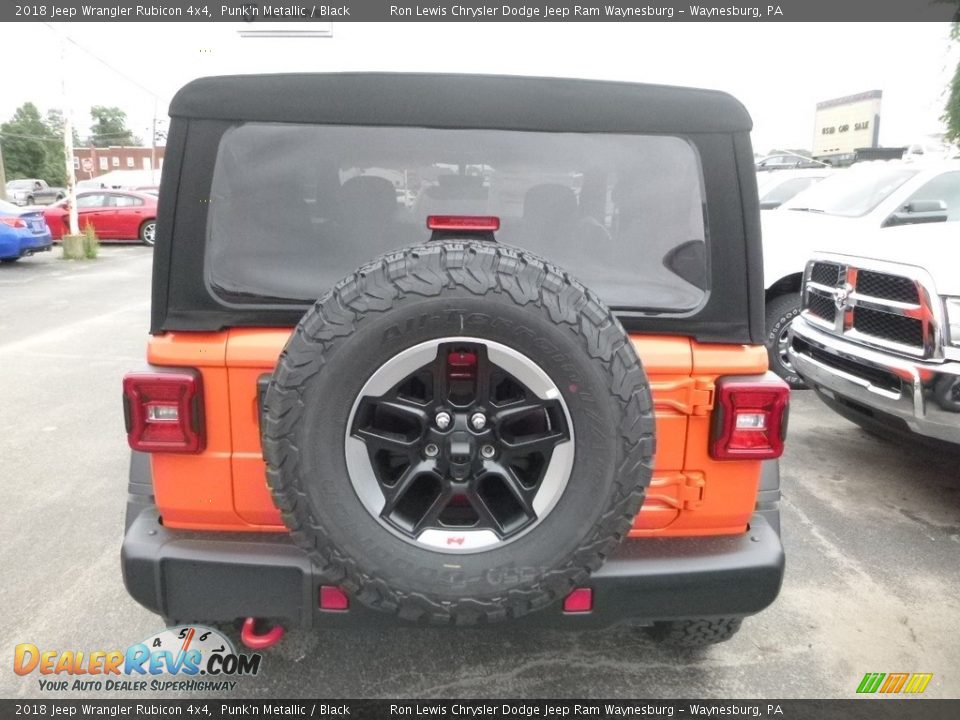 2018 Jeep Wrangler Rubicon 4x4 Punk'n Metallic / Black Photo #4