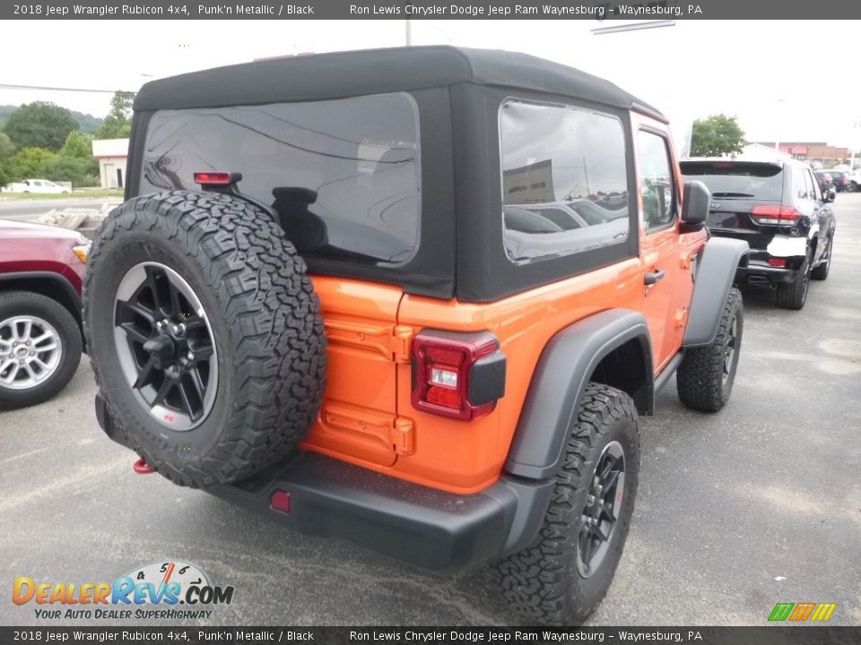 2018 Jeep Wrangler Rubicon 4x4 Punk'n Metallic / Black Photo #5