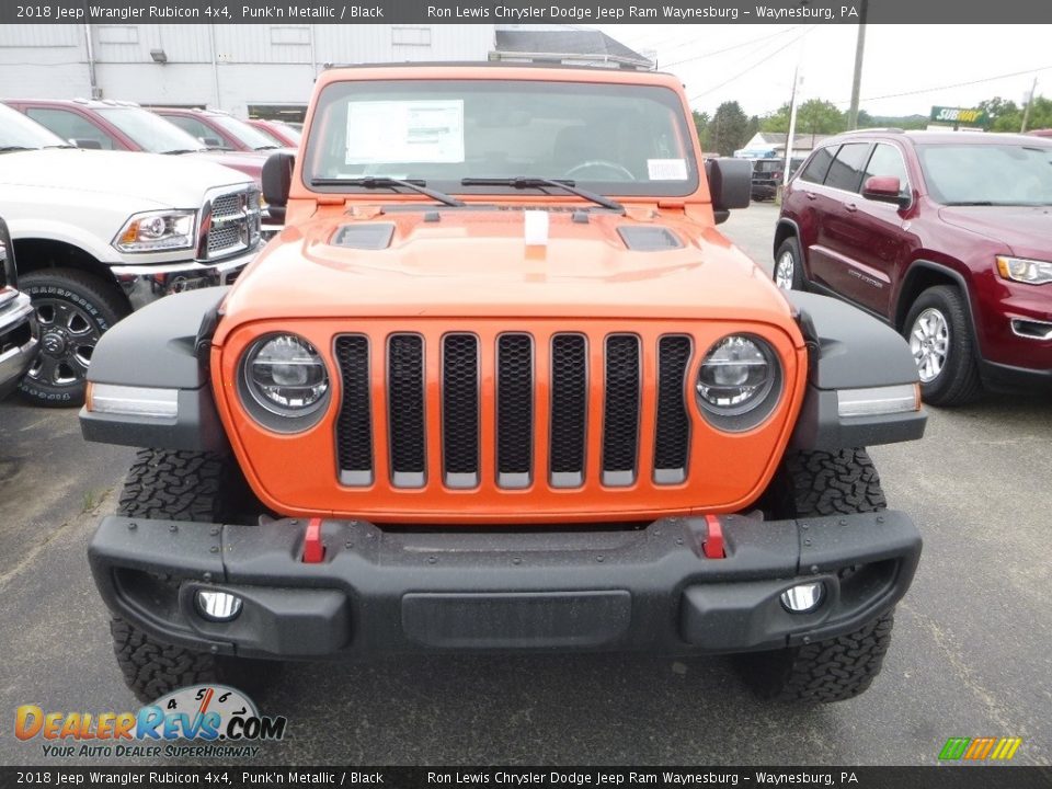 2018 Jeep Wrangler Rubicon 4x4 Punk'n Metallic / Black Photo #11