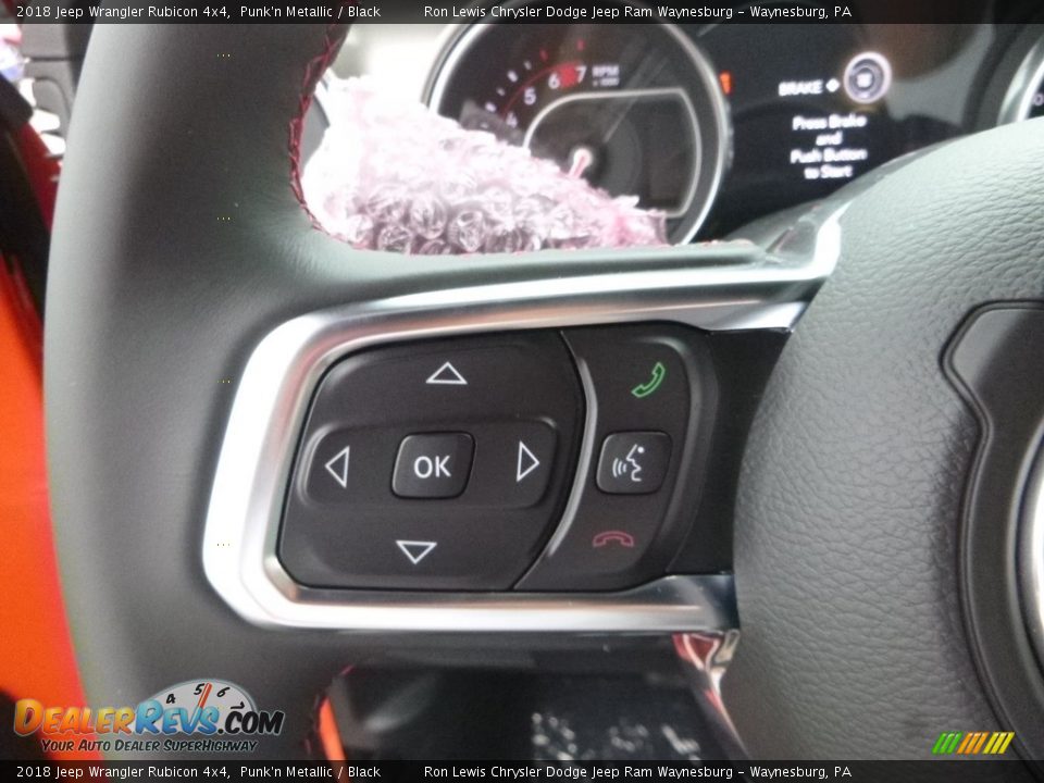 2018 Jeep Wrangler Rubicon 4x4 Punk'n Metallic / Black Photo #15