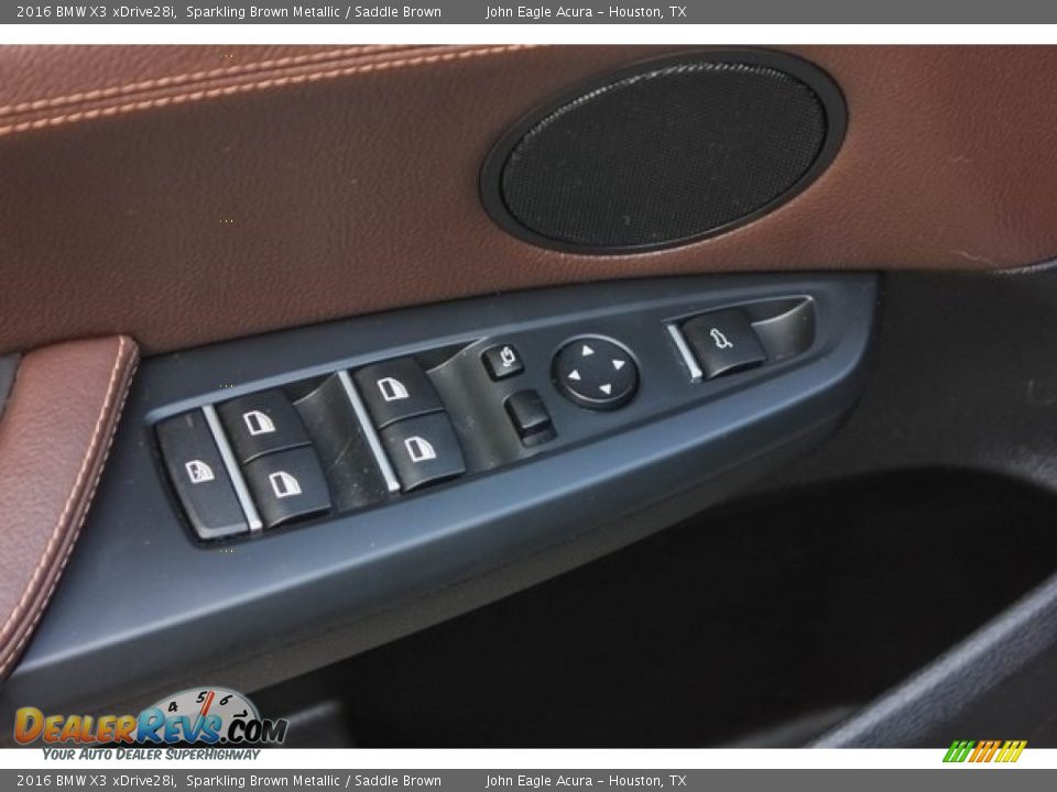 2016 BMW X3 xDrive28i Sparkling Brown Metallic / Saddle Brown Photo #15