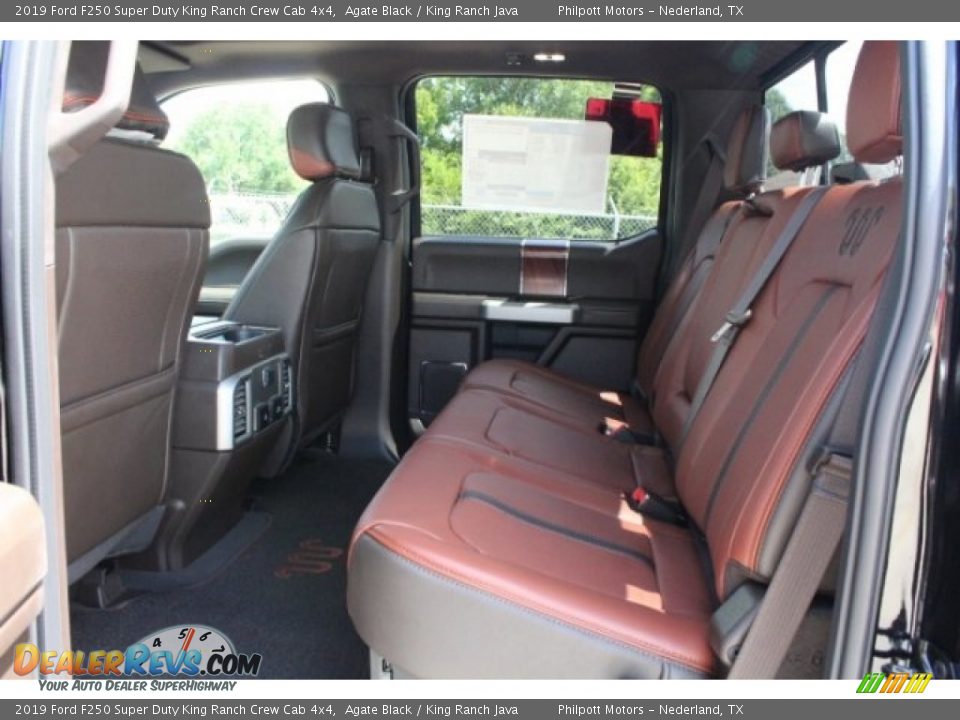 Rear Seat of 2019 Ford F250 Super Duty King Ranch Crew Cab 4x4 Photo #25