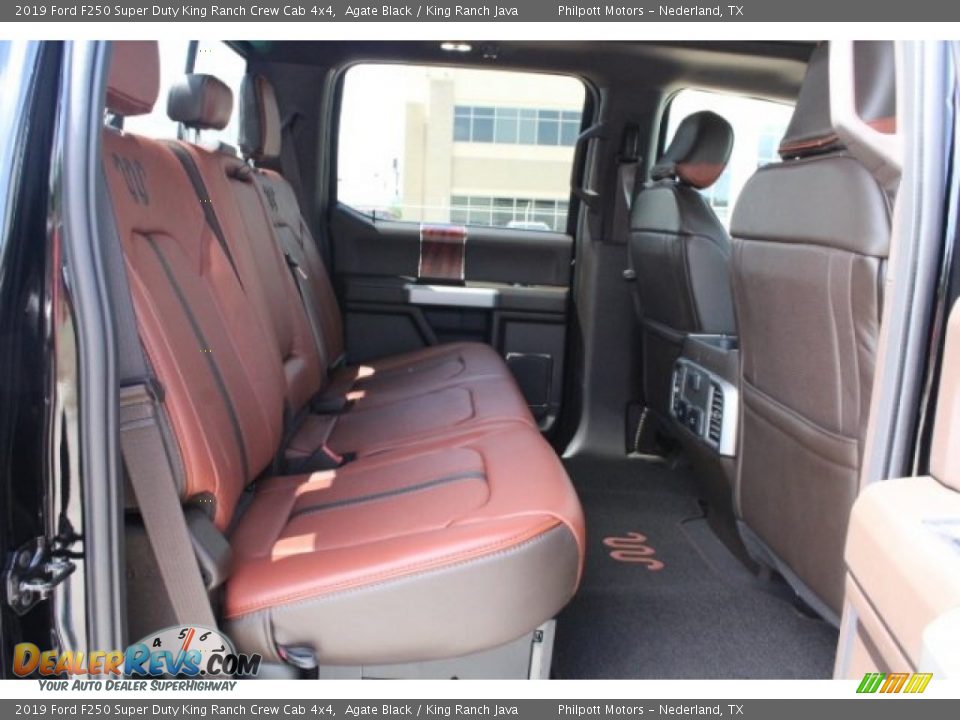 Rear Seat of 2019 Ford F250 Super Duty King Ranch Crew Cab 4x4 Photo #31