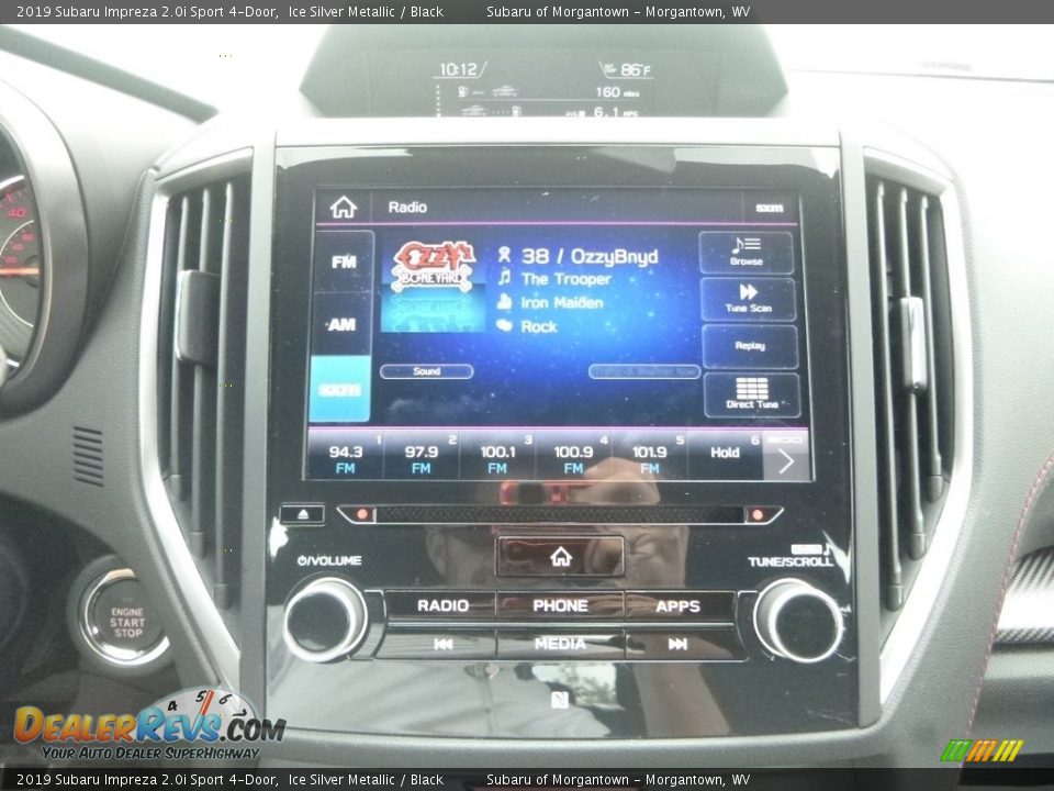 2019 Subaru Impreza 2.0i Sport 4-Door Ice Silver Metallic / Black Photo #16