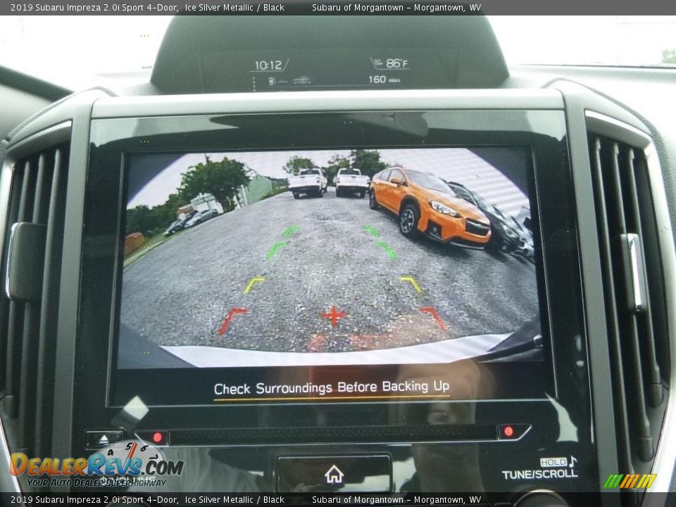 2019 Subaru Impreza 2.0i Sport 4-Door Ice Silver Metallic / Black Photo #17