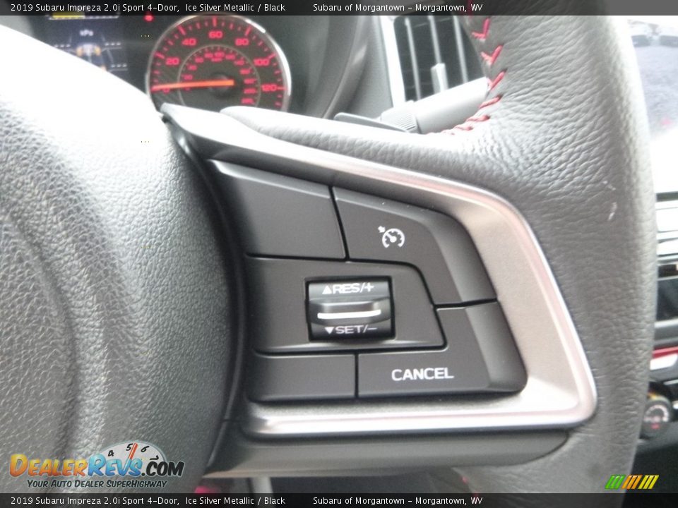 2019 Subaru Impreza 2.0i Sport 4-Door Ice Silver Metallic / Black Photo #18
