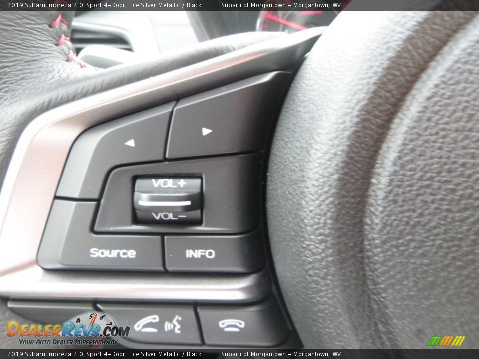 2019 Subaru Impreza 2.0i Sport 4-Door Ice Silver Metallic / Black Photo #19