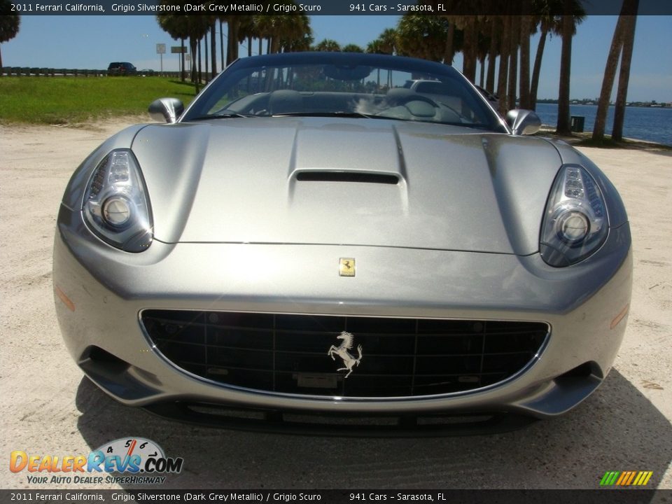 2011 Ferrari California Grigio Silverstone (Dark Grey Metallic) / Grigio Scuro Photo #2