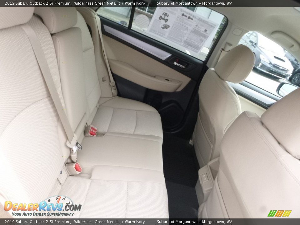 Rear Seat of 2019 Subaru Outback 2.5i Premium Photo #12