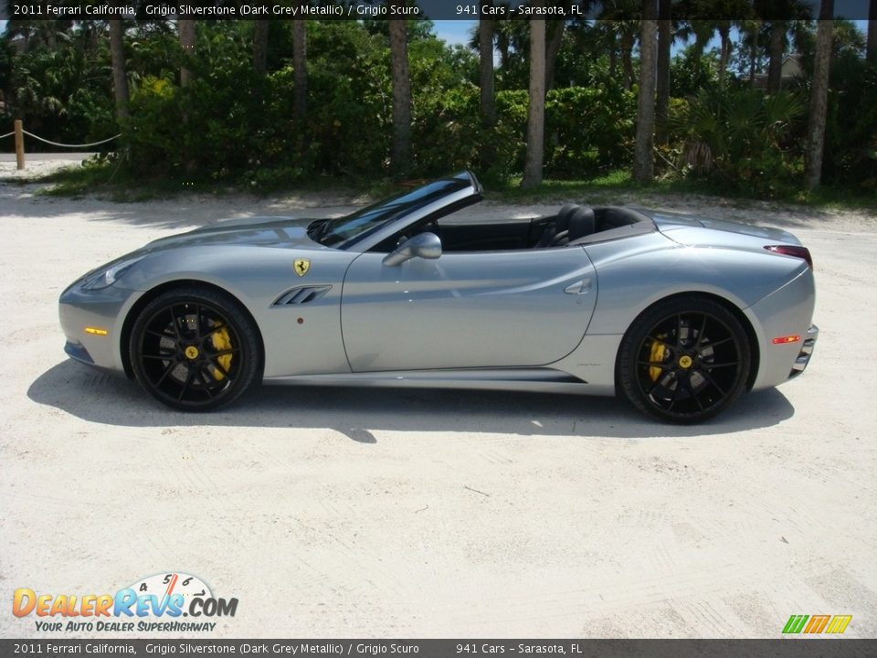 2011 Ferrari California Grigio Silverstone (Dark Grey Metallic) / Grigio Scuro Photo #4