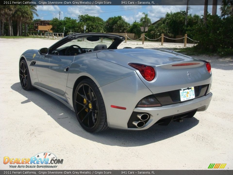 2011 Ferrari California Grigio Silverstone (Dark Grey Metallic) / Grigio Scuro Photo #5