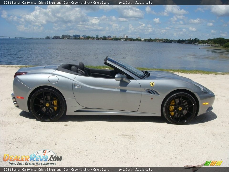 2011 Ferrari California Grigio Silverstone (Dark Grey Metallic) / Grigio Scuro Photo #8