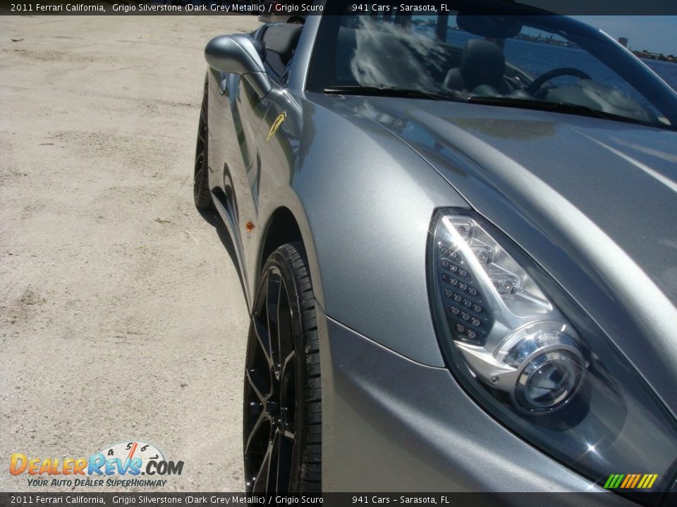 2011 Ferrari California Grigio Silverstone (Dark Grey Metallic) / Grigio Scuro Photo #9