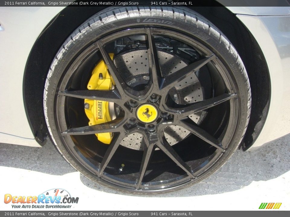 2011 Ferrari California Grigio Silverstone (Dark Grey Metallic) / Grigio Scuro Photo #20