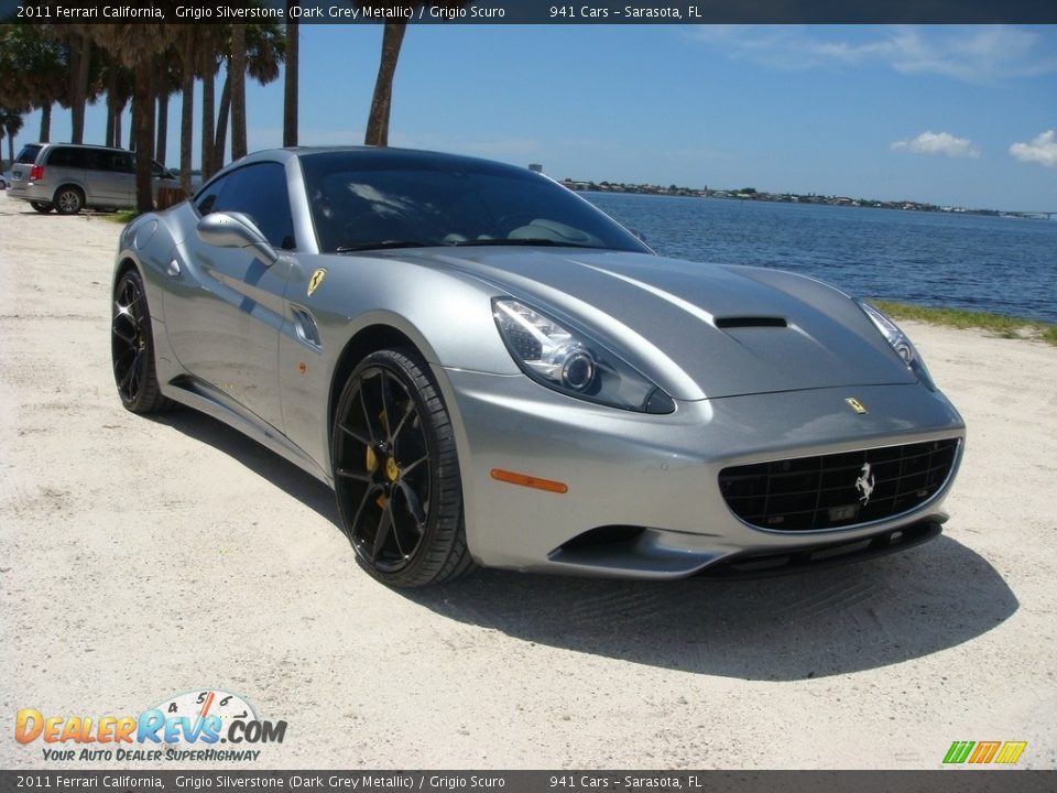 2011 Ferrari California Grigio Silverstone (Dark Grey Metallic) / Grigio Scuro Photo #21