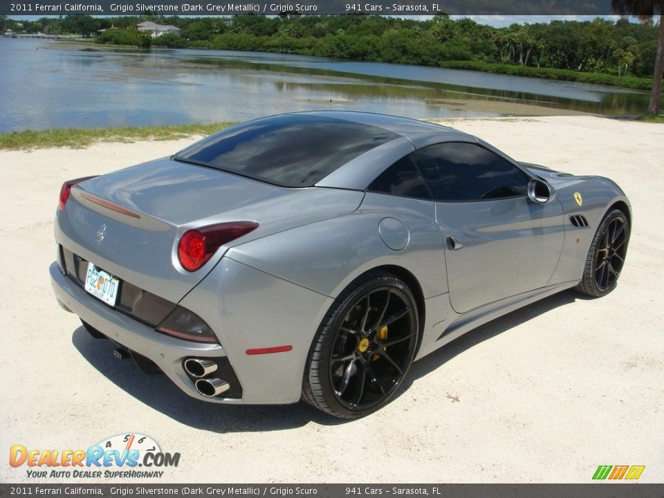 2011 Ferrari California Grigio Silverstone (Dark Grey Metallic) / Grigio Scuro Photo #23