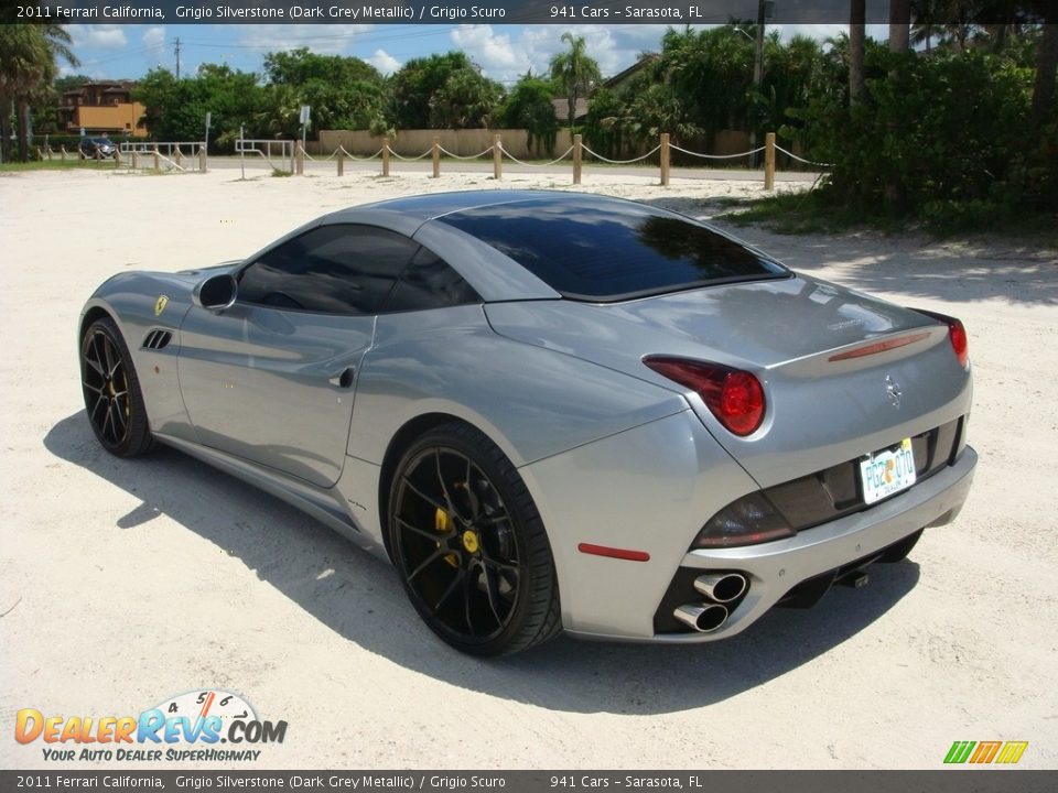 2011 Ferrari California Grigio Silverstone (Dark Grey Metallic) / Grigio Scuro Photo #25