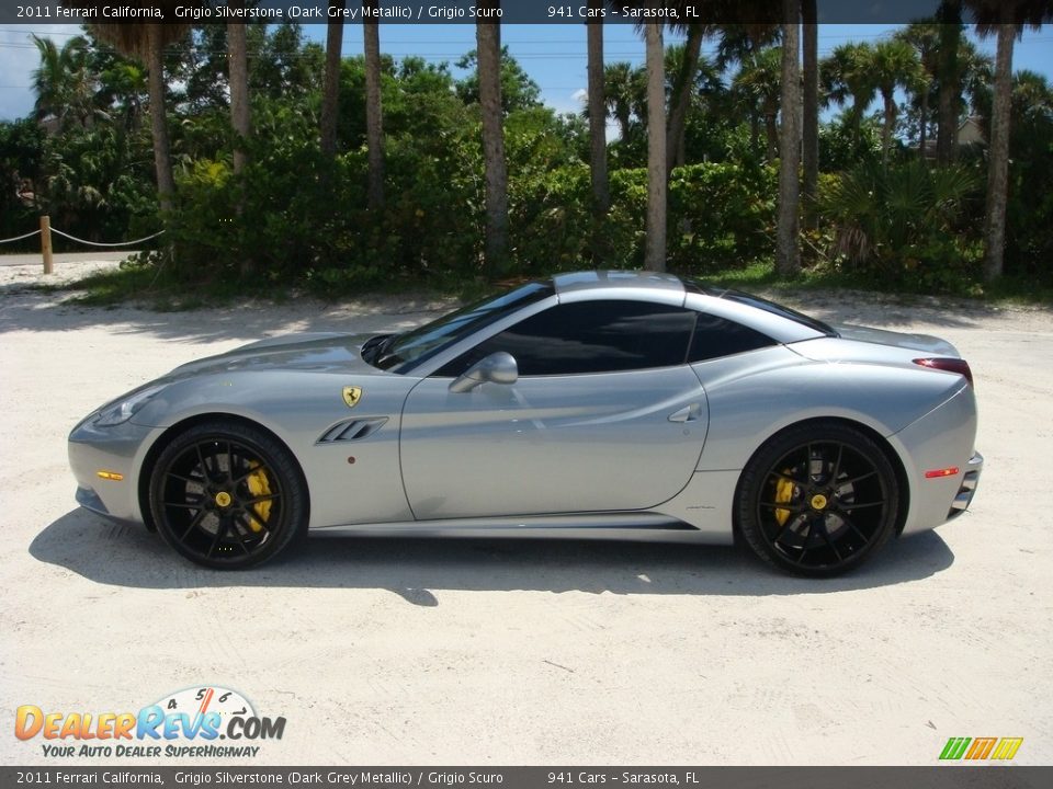 2011 Ferrari California Grigio Silverstone (Dark Grey Metallic) / Grigio Scuro Photo #26