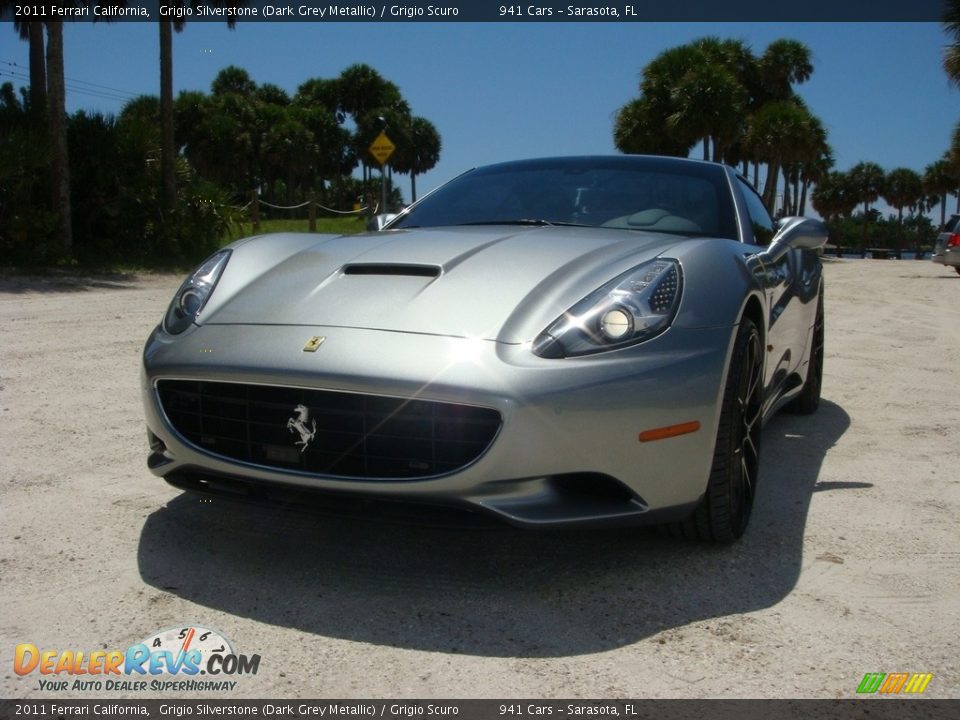 2011 Ferrari California Grigio Silverstone (Dark Grey Metallic) / Grigio Scuro Photo #34