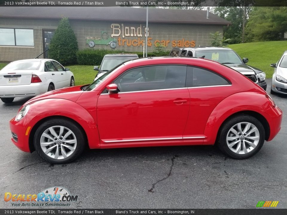 2013 Volkswagen Beetle TDI Tornado Red / Titan Black Photo #1