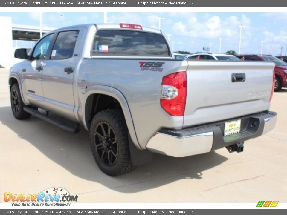 2018 Toyota Tundra SR5 CrewMax 4x4 Silver Sky Metallic / Graphite Photo #6