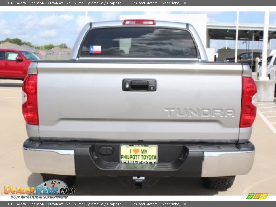 2018 Toyota Tundra SR5 CrewMax 4x4 Silver Sky Metallic / Graphite Photo #7