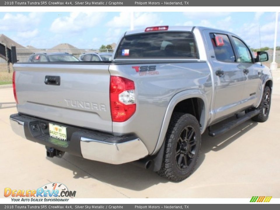 2018 Toyota Tundra SR5 CrewMax 4x4 Silver Sky Metallic / Graphite Photo #8