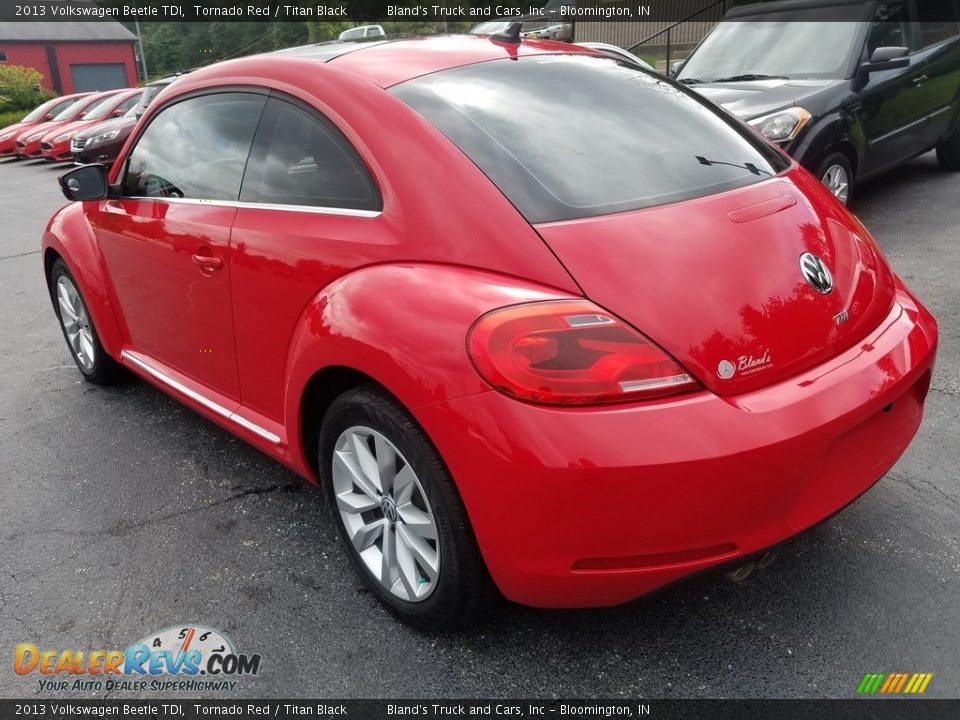 2013 Volkswagen Beetle TDI Tornado Red / Titan Black Photo #33