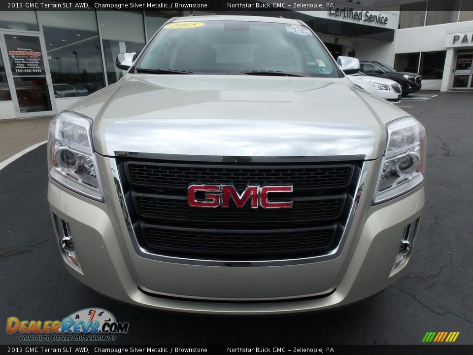 2013 GMC Terrain SLT AWD Champagne Silver Metallic / Brownstone Photo #3