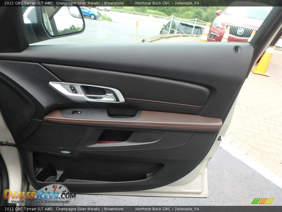 2013 GMC Terrain SLT AWD Champagne Silver Metallic / Brownstone Photo #7