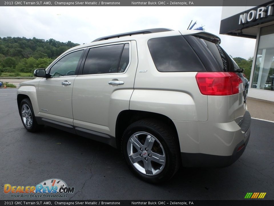 2013 GMC Terrain SLT AWD Champagne Silver Metallic / Brownstone Photo #13