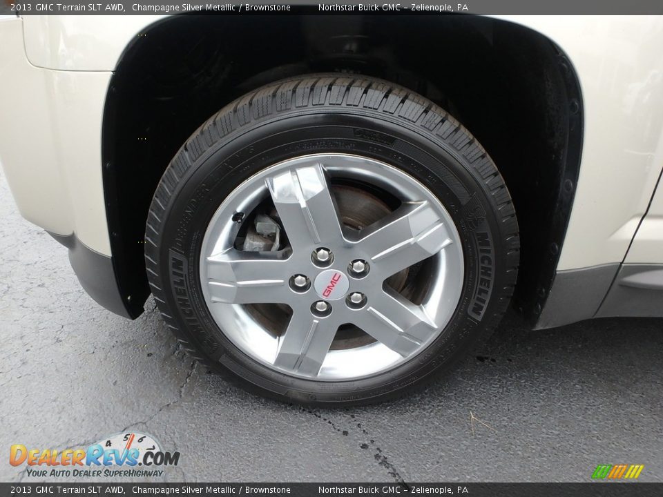 2013 GMC Terrain SLT AWD Champagne Silver Metallic / Brownstone Photo #15
