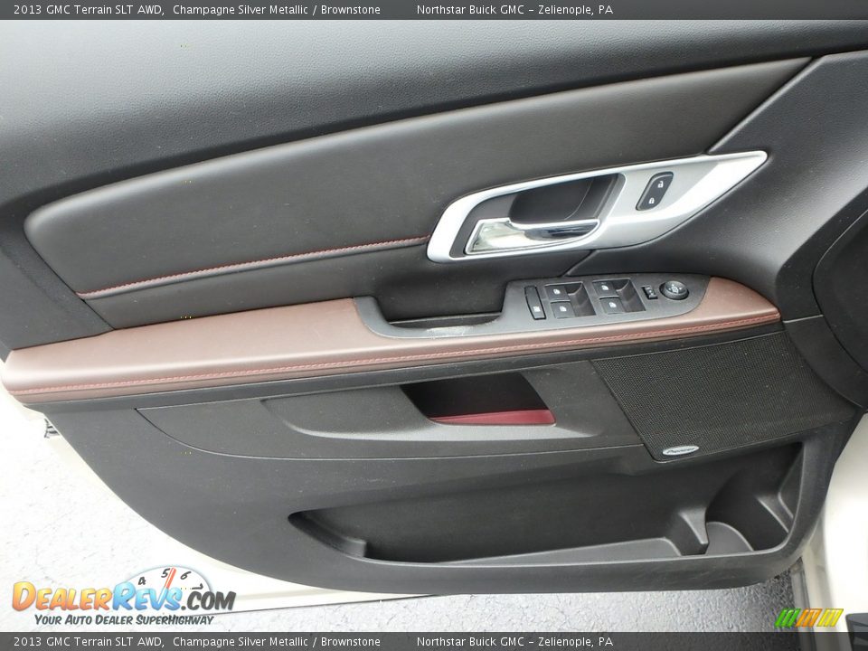 2013 GMC Terrain SLT AWD Champagne Silver Metallic / Brownstone Photo #20