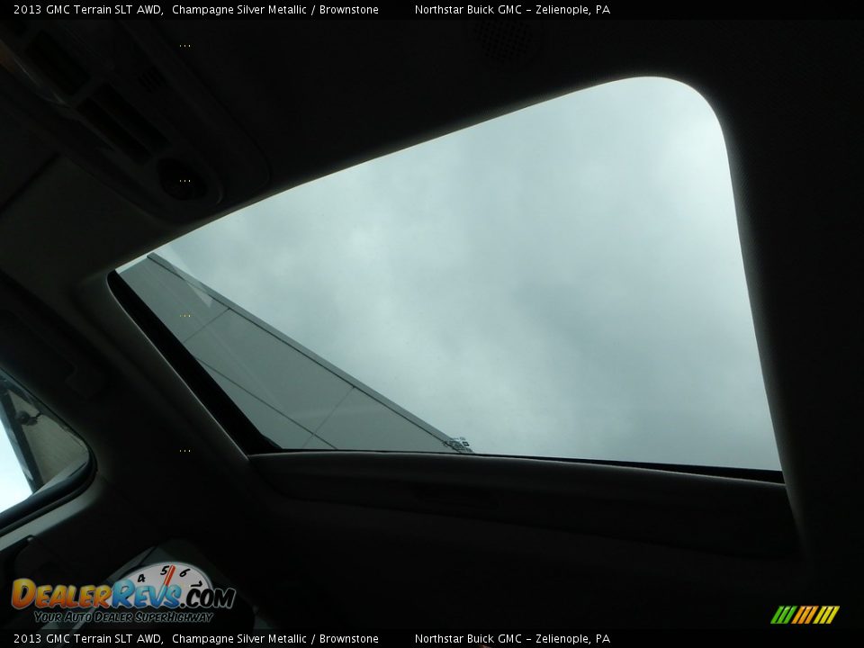 2013 GMC Terrain SLT AWD Champagne Silver Metallic / Brownstone Photo #23