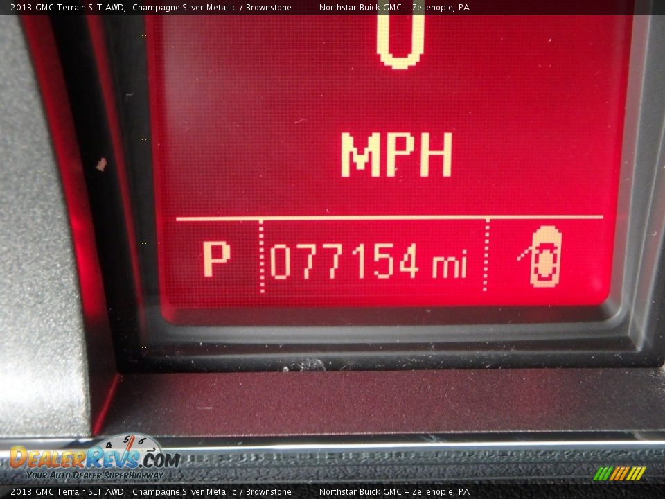 2013 GMC Terrain SLT AWD Champagne Silver Metallic / Brownstone Photo #25