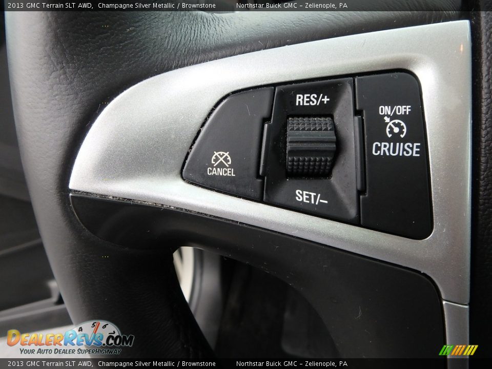 2013 GMC Terrain SLT AWD Champagne Silver Metallic / Brownstone Photo #26
