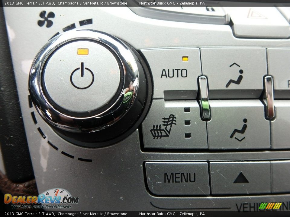2013 GMC Terrain SLT AWD Champagne Silver Metallic / Brownstone Photo #28