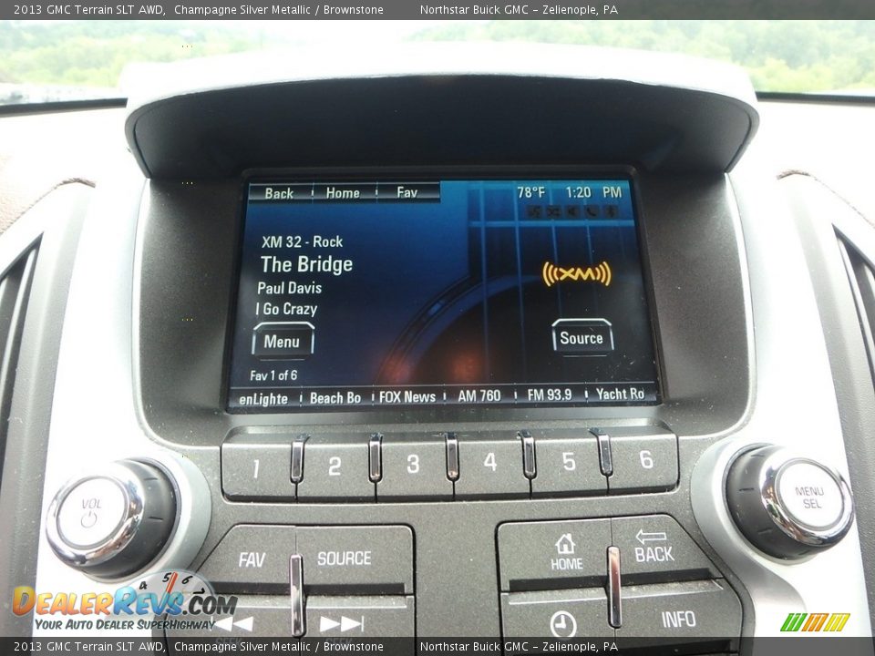 2013 GMC Terrain SLT AWD Champagne Silver Metallic / Brownstone Photo #29