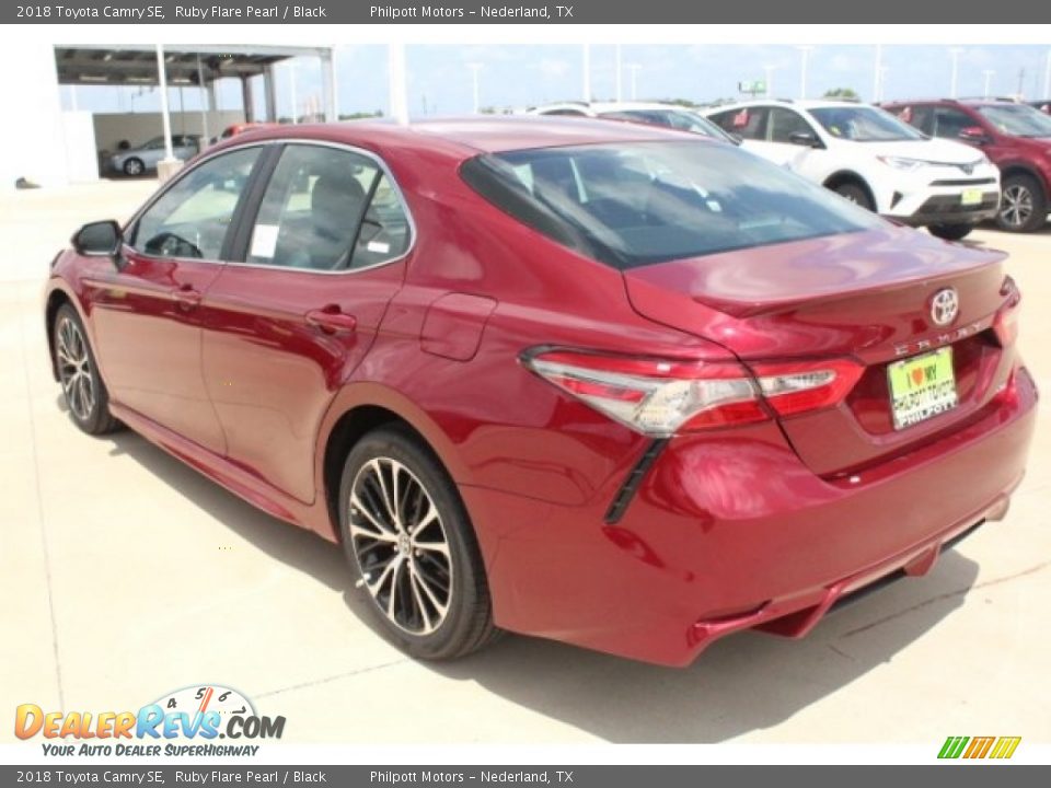 2018 Toyota Camry SE Ruby Flare Pearl / Black Photo #6