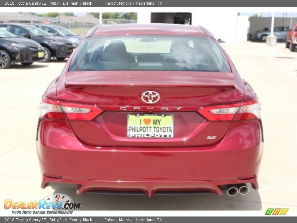 2018 Toyota Camry SE Ruby Flare Pearl / Black Photo #7