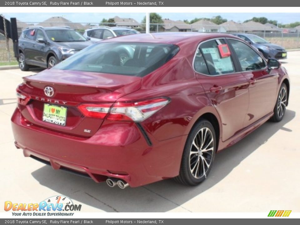 2018 Toyota Camry SE Ruby Flare Pearl / Black Photo #8