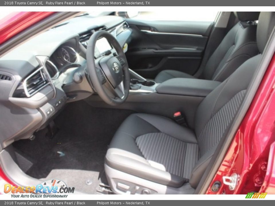 2018 Toyota Camry SE Ruby Flare Pearl / Black Photo #14