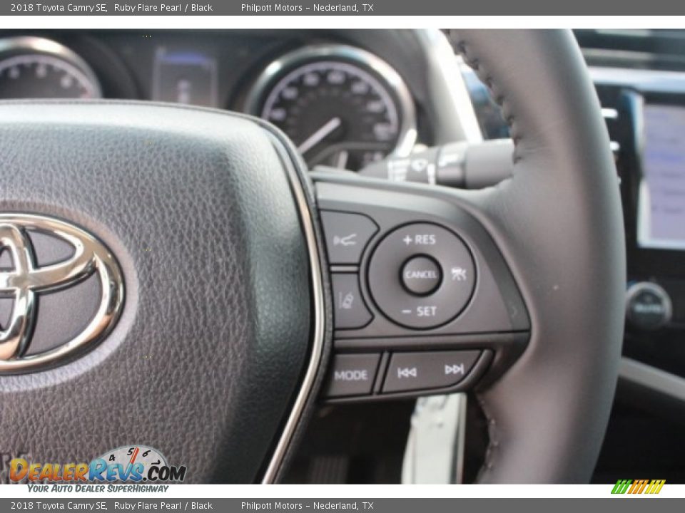 2018 Toyota Camry SE Ruby Flare Pearl / Black Photo #19