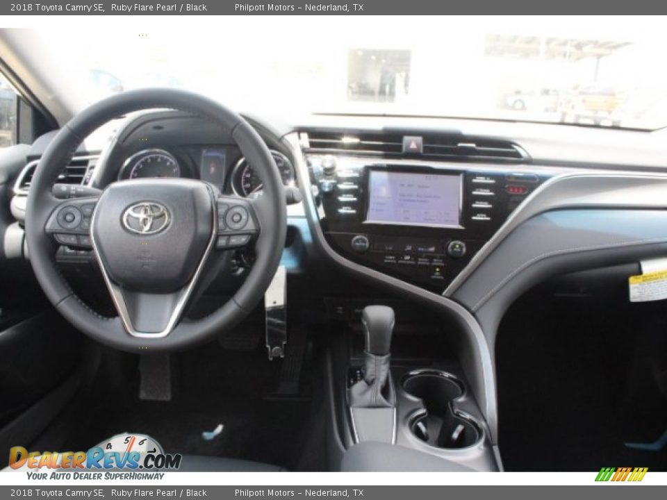 2018 Toyota Camry SE Ruby Flare Pearl / Black Photo #24