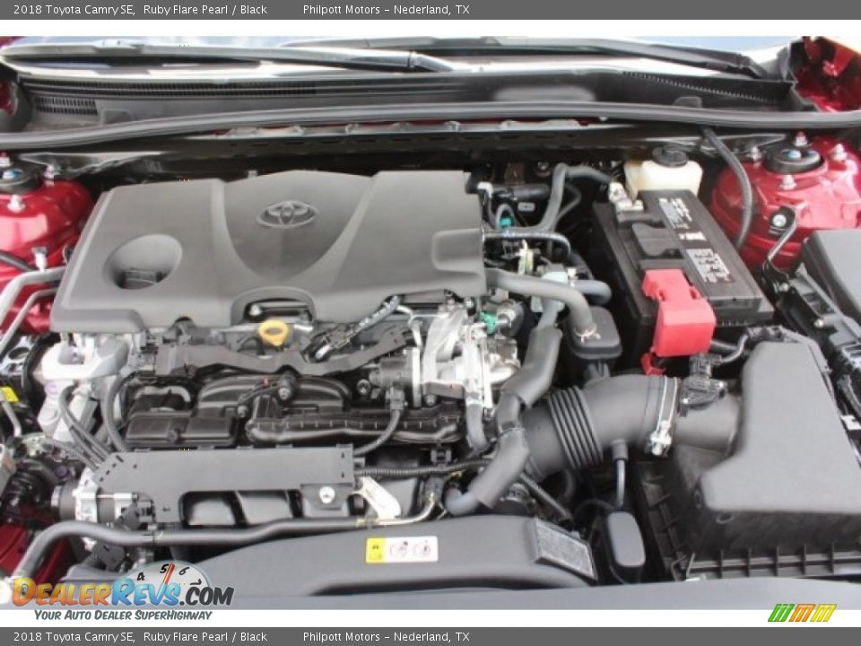 2018 Toyota Camry SE Ruby Flare Pearl / Black Photo #32