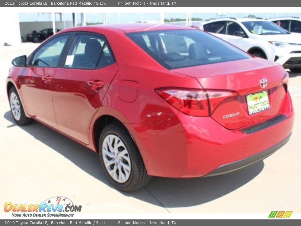 2019 Toyota Corolla LE Barcelona Red Metallic / Black Photo #6