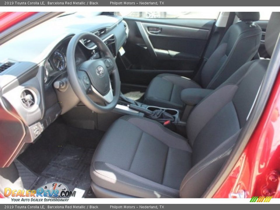 2019 Toyota Corolla LE Barcelona Red Metallic / Black Photo #14
