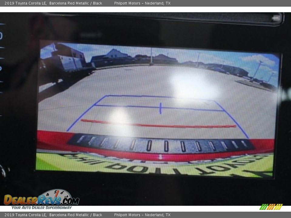 2019 Toyota Corolla LE Barcelona Red Metallic / Black Photo #15