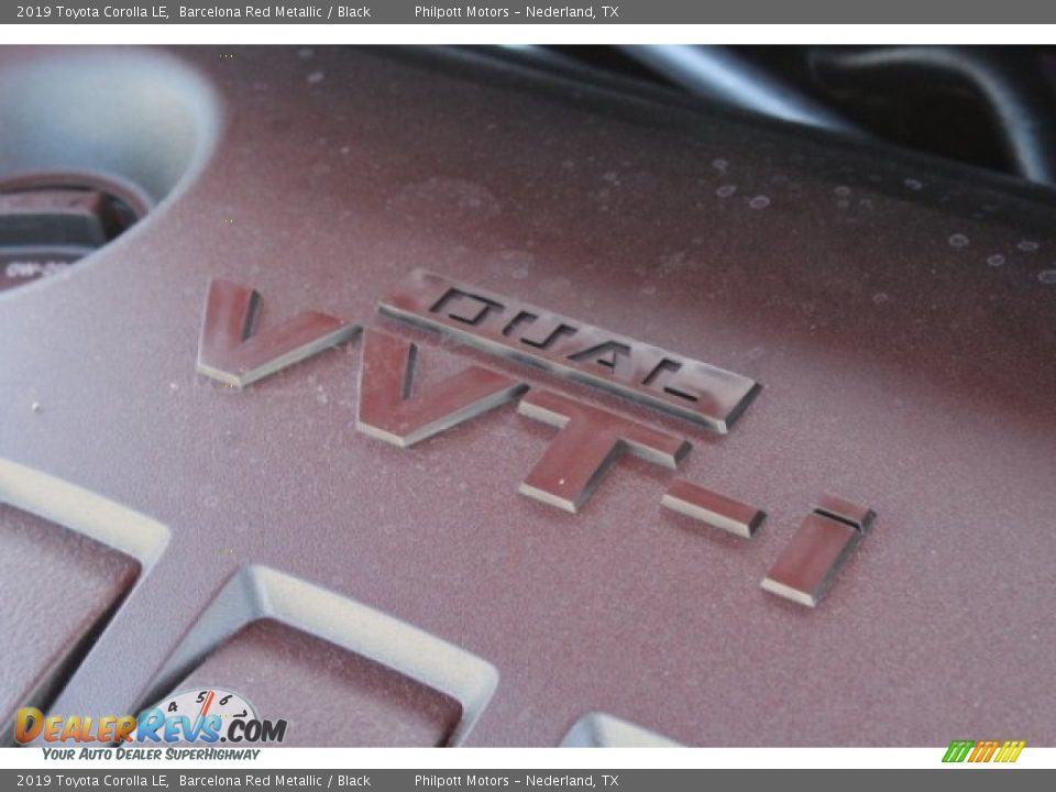 2019 Toyota Corolla LE Barcelona Red Metallic / Black Photo #32
