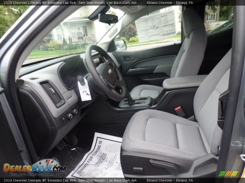 Jet Black/Dark Ash Interior - 2019 Chevrolet Colorado WT Extended Cab 4x4 Photo #15